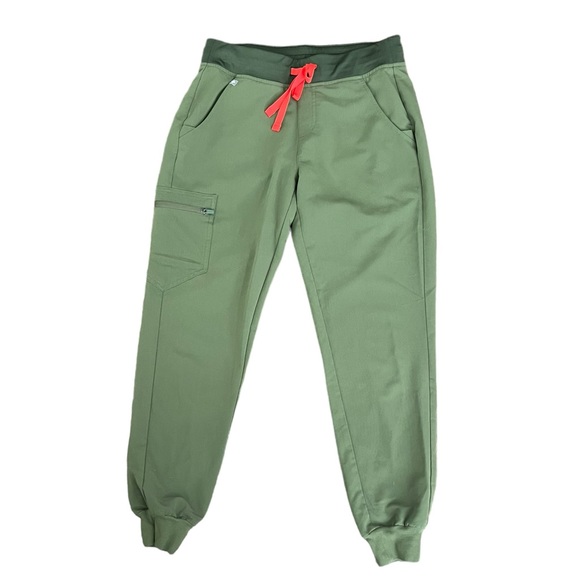 FIGS Limited Edition Zamora Joggers in Dark Olive - SZ S - Picture 3 of 7